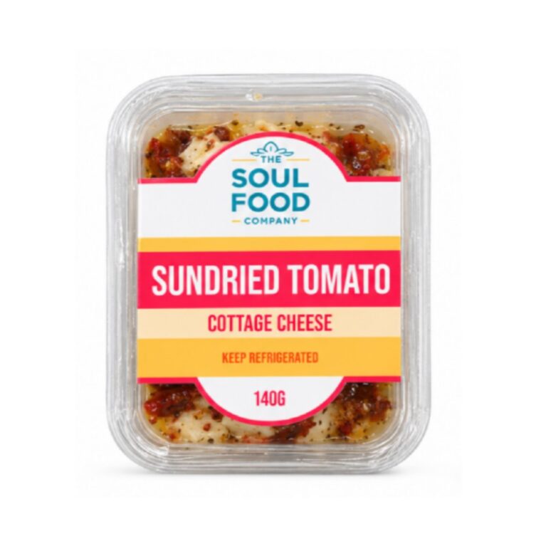 The Soul Food Cottage Cheese Sundried Tomato 140g