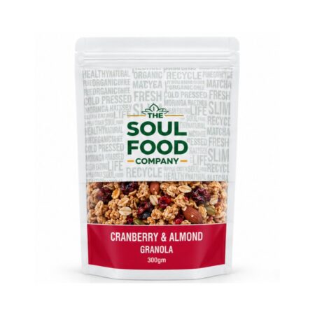 The Soul Food Cranberry & Almond Granola 300g