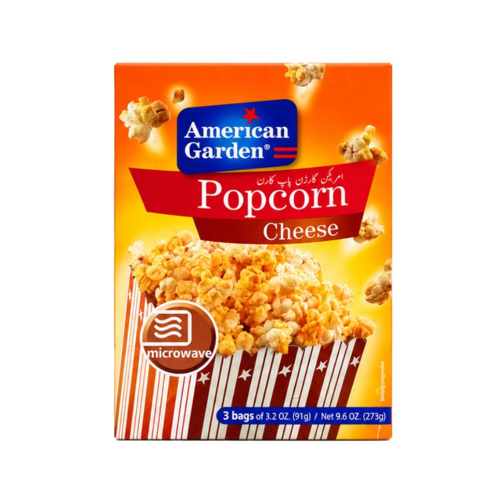 American Garden Pop Corn Cheese Box 273g