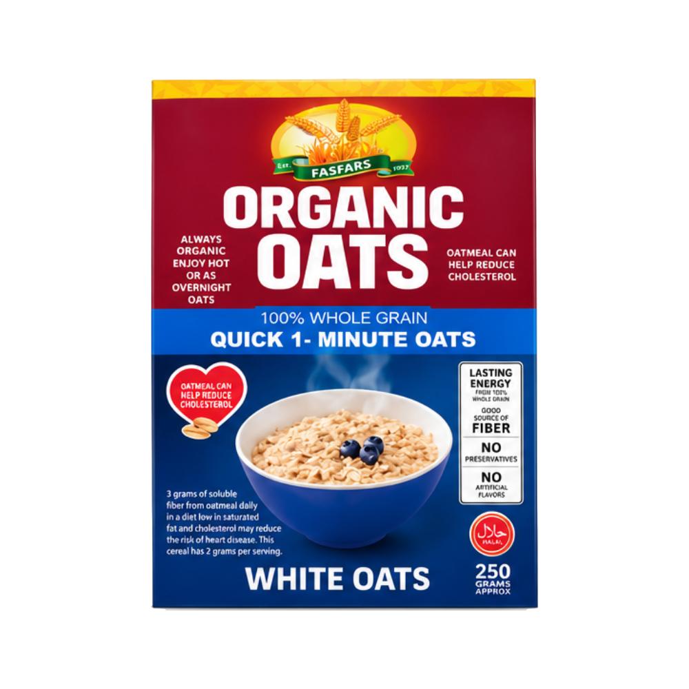 Fasfars Organic Oats Box 250g