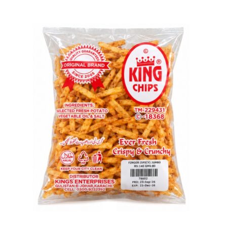 King Chips Jumbo Spicy 80g