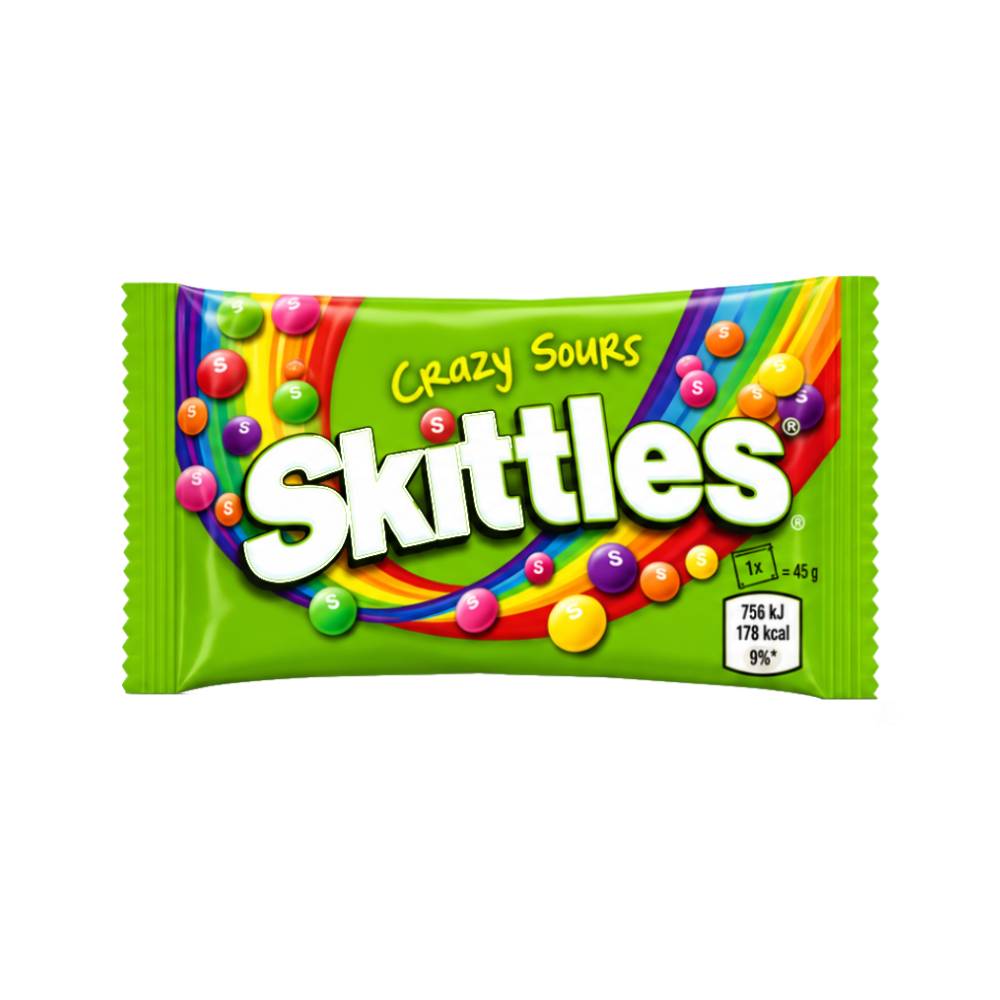 Skittles Pouch Crazy Sours 45g